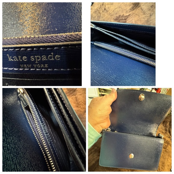 Kate Spade Navy Daisy Dot Crossbody Bag NEW - Picture 8 of 9